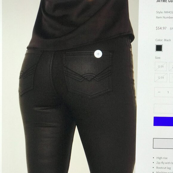 Idyllwind Jayme Coated High Risin Bootcut Jeans, 2 NWT - Picture 3 of 3